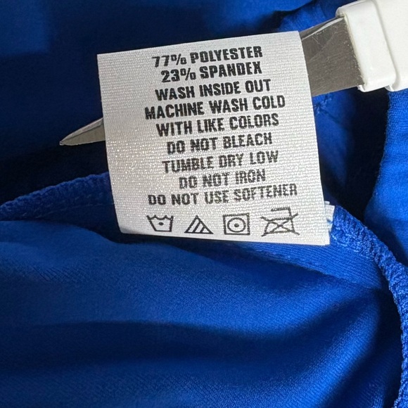 Zyia - Blue Confluence Zipper Joggers - Picture 8 of 14